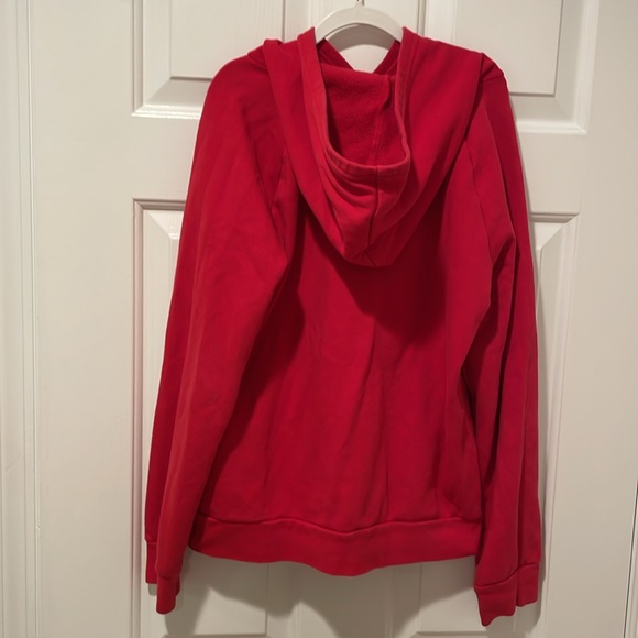 Boys red and black under armour hoodie size large - Picture 3 of 6